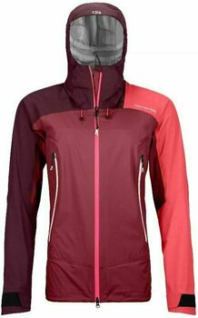 Outdoor Jacke Ortovox Westalpen 3L Light W Dark Blood L Outdoor Jacke - 1