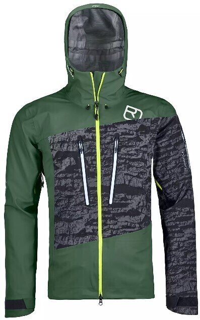 Ski Jacket Ortovox 3L Guardian Shell M Green Forest M