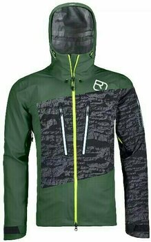 Ski Jacket Ortovox 3L Guardian Shell M Green Forest M - 1