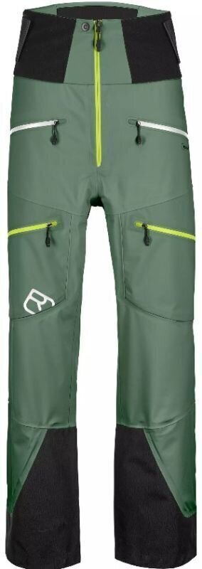 Pantalons de ski Ortovox 3L Guardian Shell M Green Forest M