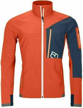 Ski Jacket Ortovox Berrino M Desert Orange M Ski Jacket - 1