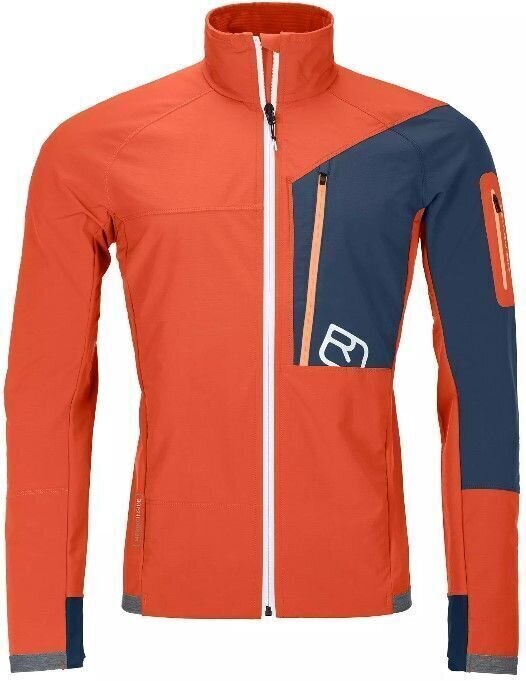 Ski Jacket Ortovox Berrino M Desert Orange XL Ski Jacket
