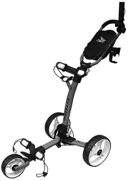 Manuálny golfový vozík Axglo TriLite Grey/White Manuálny golfový vozík