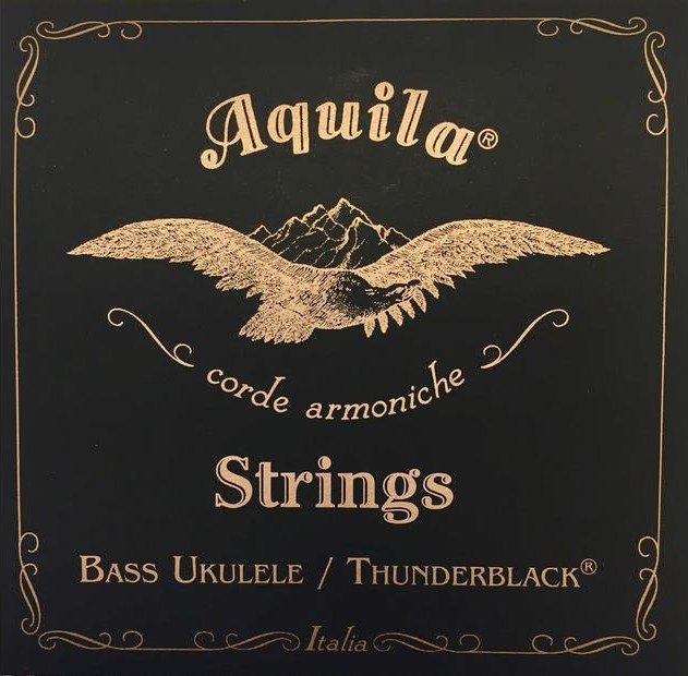 Struny pre basové ukulele Aquila 147U Thunderblack