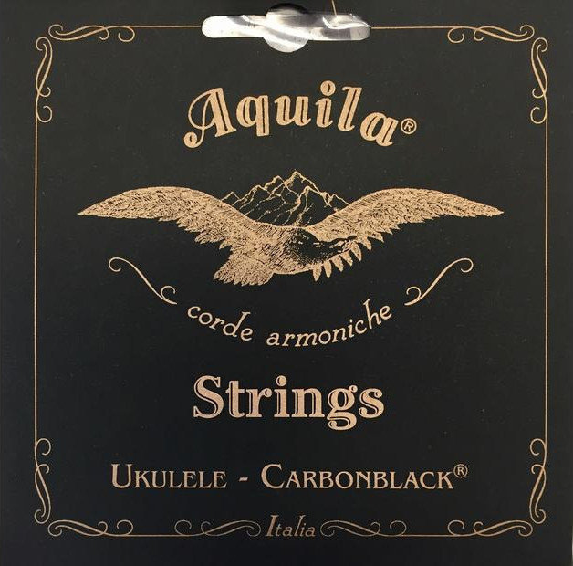 Húrok Koncert ukulelére Aquila 149U Carbonblack Concert Set