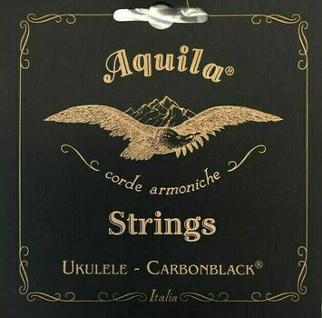 Cordes pour ukulélé soprano Aquila 148U Carbonblack Soprano Set - 1