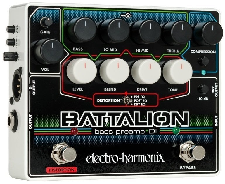Bassguitar Effects Pedal Electro Harmonix Battalion