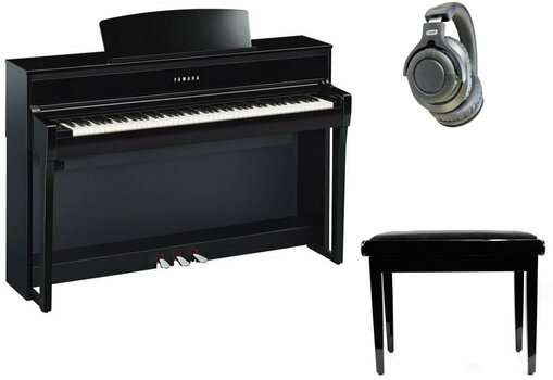 Pianino cyfrowe Yamaha CLP-675 PE Set Polished Ebony Pianino cyfrowe - 1