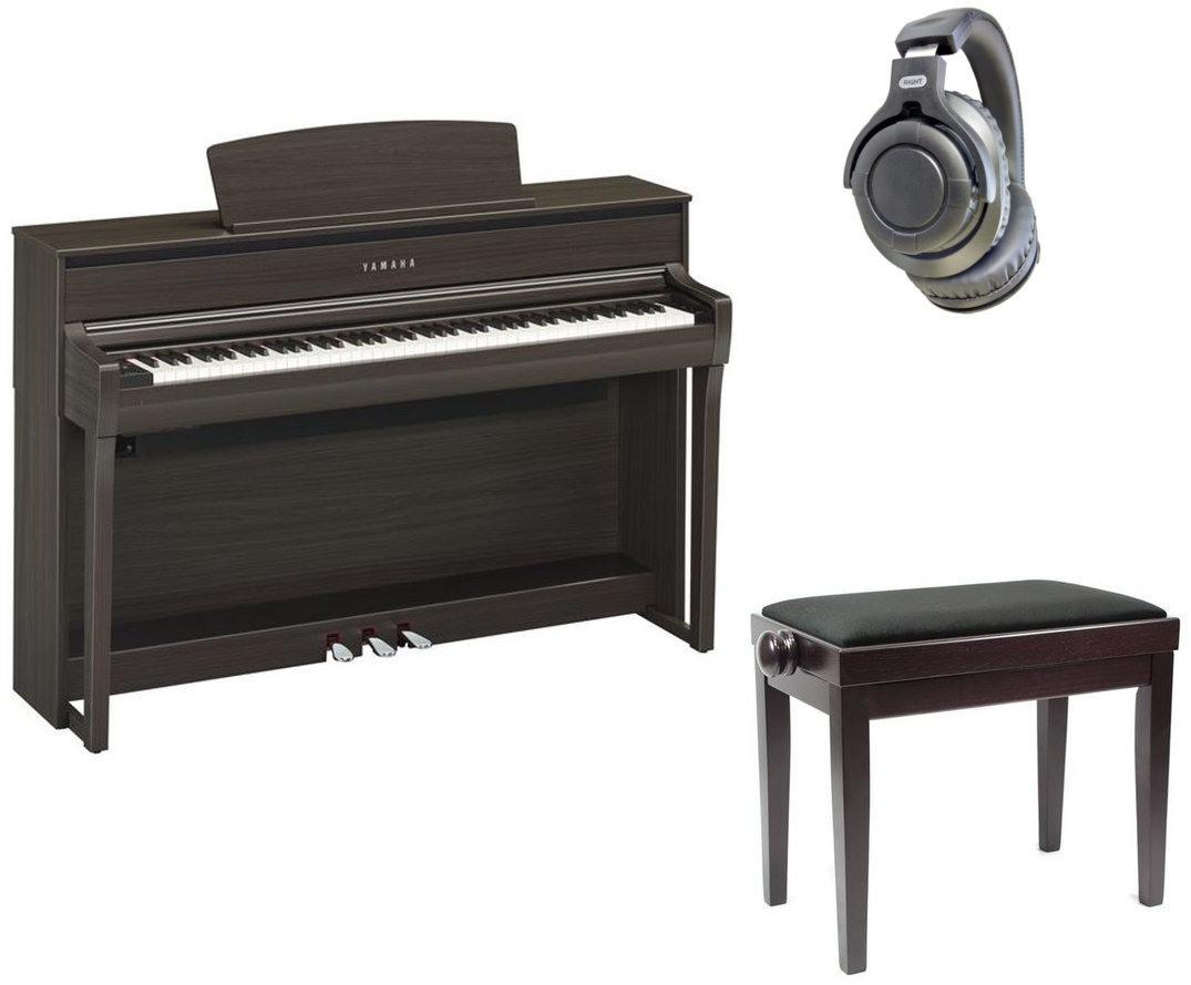 Ψηφιακό Πιάνο Yamaha CLP-675 DW Set Σκούρο ξύλο καρυδιάς Ψηφιακό Πιάνο