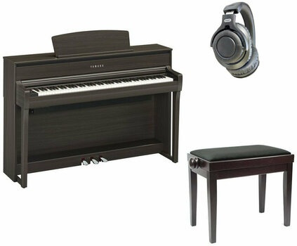 Piano numérique Yamaha CLP-675 DW Set Dark Walnut Piano numérique - 1