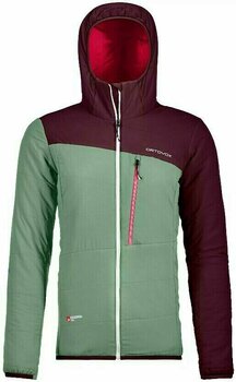 Skijaška jakna Ortovox Swisswool Zebru W Green Isar S - 1