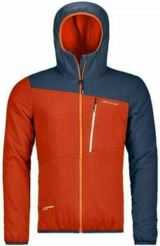 Ski Jacket Ortovox Swisswool Zebru M Desert Orange L - 1
