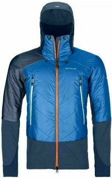 Ski Jacket Ortovox Swisswool Piz Palü M Safety Blue M - 1