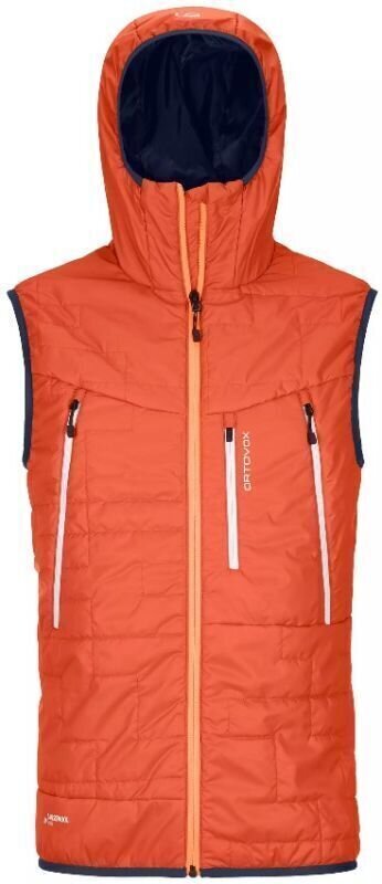 Lyžařská bunda Ortovox Swisswool Piz Boè Vest M Desert Orange S