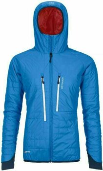 Ski Jacket Ortovox Swisswool Piz Boè W Sky Blue S - 1
