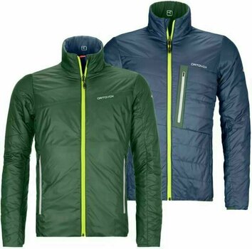 Outdoor Jacket Ortovox Swisswool Piz Boval M Green Forest M Outdoor Jacket - 1