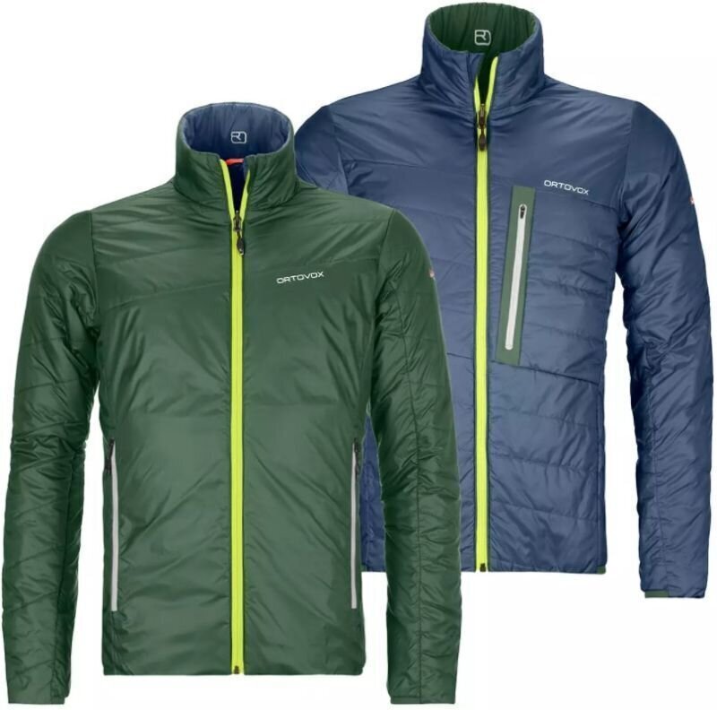 Outdoor Jacket Ortovox Swisswool Piz Boval M Outdoor Jacket Green Forest L
