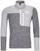 Friluftsliv huvtröja Ortovox Fleece Light Zip Neck M Grey Blend L Friluftsliv huvtröja