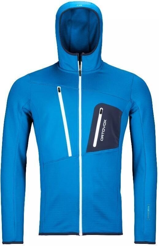 Bluza outdoorowa Ortovox Fleece Grid M Safety Blue S Bluza outdoorowa (Jak nowe)