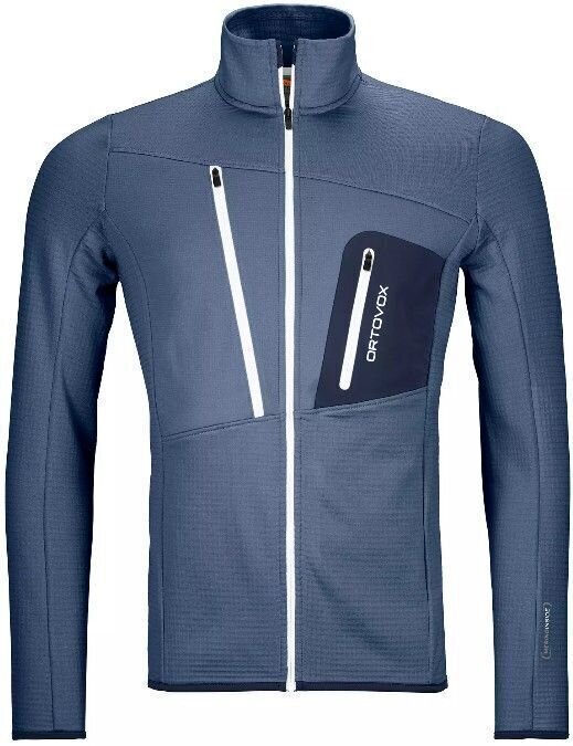 Casaco de exterior Ortovox Fleece Grid M Casaco de exterior Night Blue M