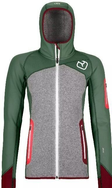 Outdoorhoodie Ortovox Fleece Plus M Green Forest M Outdoorhoodie