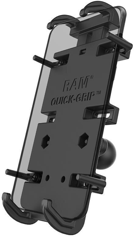 Mobieltje/gps-houder voor motor Ram Mounts Quick-Grip XL Phone Holder w Ball Adapter Mobieltje/gps-houder voor motor
