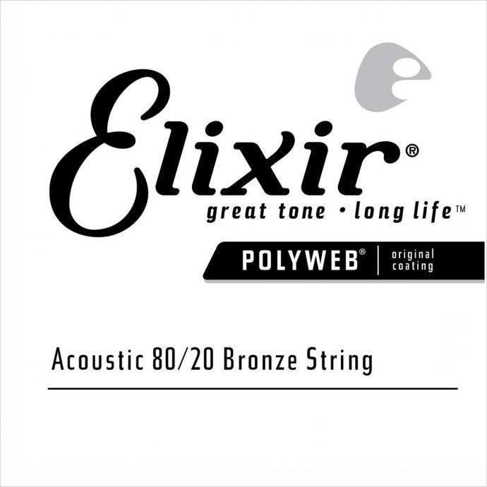 Corde de guitare acoustique à l'unité Elixir 13122 .022 Corde de guitare acoustique à l'unité