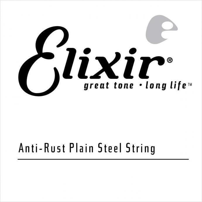 Corde de guitare acoustique à l'unité Elixir 13011 Plain Steel .011 Corde de guitare acoustique à l'unité