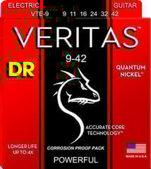 Struny pre elektrickú gitaru DR Strings VTE-9 Veritas Struny pre elektrickú gitaru