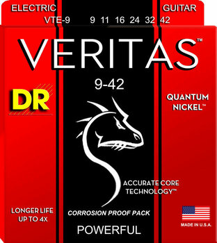 Χορδές για Ηλεκτρική Κιθάρα DR Strings VTE-9 Veritas - 1