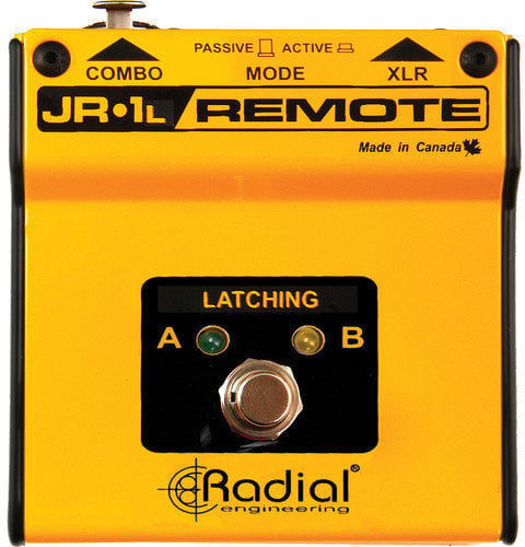 Radial JR1-L Latching Remote Pedală un canal