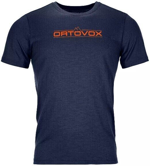 Lenjerie termică Ortovox 185 Merino 1St Logo Navy închis M Lenjerie termică