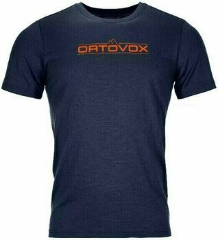 Thermo ondergoed voor heren Ortovox 185 Merino 1St Logo Dark Navy M Thermo ondergoed voor heren - 1