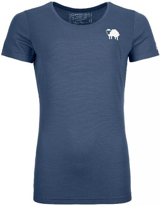 Thermo ondergoed voor dames Ortovox 185 Merino Pixel Sheep W Night Blue XS Thermo ondergoed voor dames