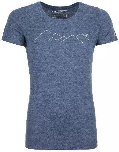 Termounderkläder Ortovox 185 Merino Mountain W Night Blue Blend S Termounderkläder