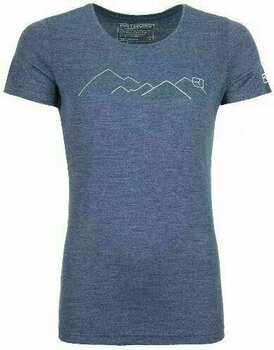 Termounderkläder Ortovox 185 Merino Mountain W Night Blue Blend S Termounderkläder - 1
