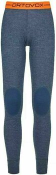 Thermal Underwear Ortovox 185 Rock'N'Wool Pants W Night Blue Blend XL Thermal Underwear - 1