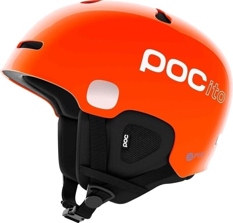 Lyžařská helma POC POCito Auric Cut Spin Fluorescent Orange XS/S (51-54 cm) Lyžařská helma