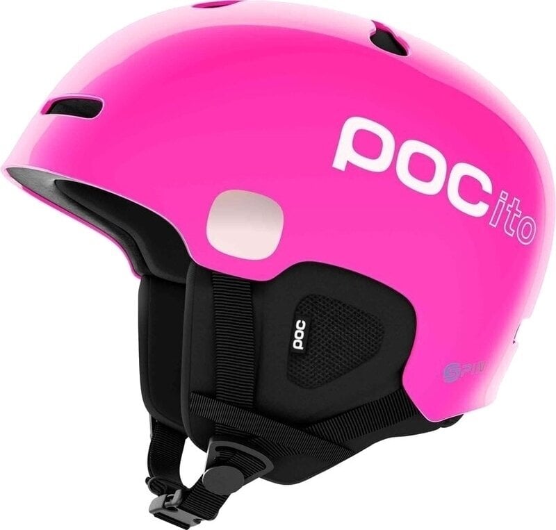Lyžařská helma POC POCito Auric Cut Spin Fluorescent Pink XXS (48-52cm) Lyžařská helma