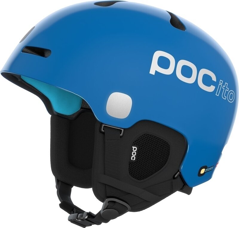 Каска за ски POC POCito Fornix Spin Fluorescent Blue M/L (55-58 cm) Каска за ски