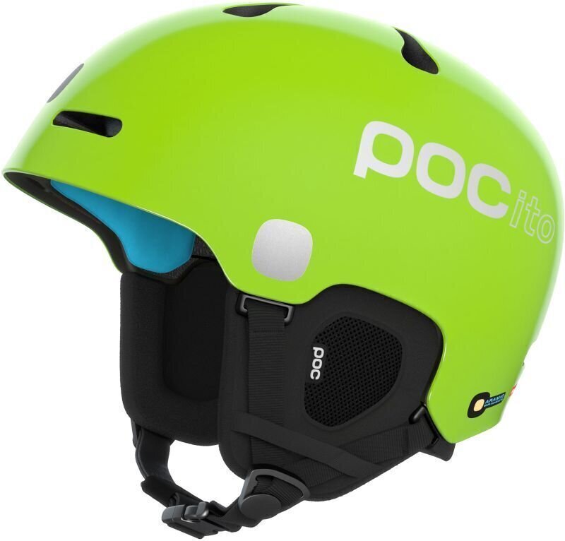 Kask narciarski POC POCito Fornix Spin Fluorescent Yellow/Green XS/S (51-54 cm) Kask narciarski
