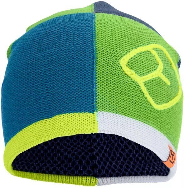 Ulkoilulakki, kaulanlämmitin Ortovox Patchwork Beanie Matcha Green UNI Ulkoilulakki, kaulanlämmitin