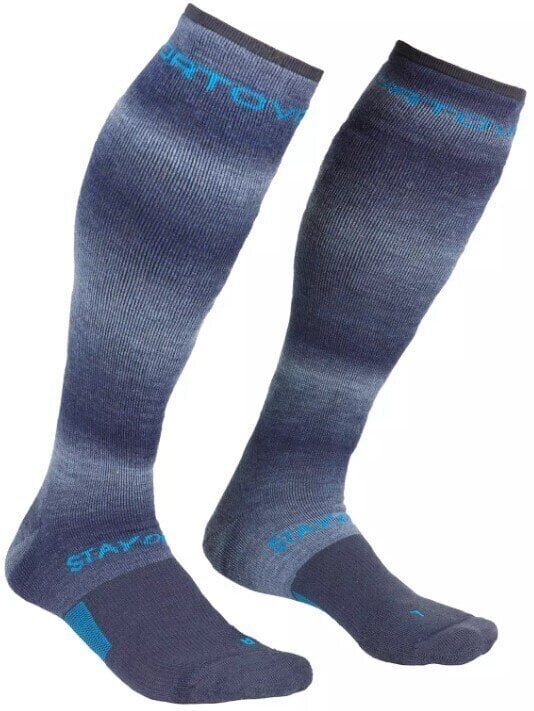 Ski Socks Ortovox Ski Stay Or Go M Night Blue 39-41 Ski Socks