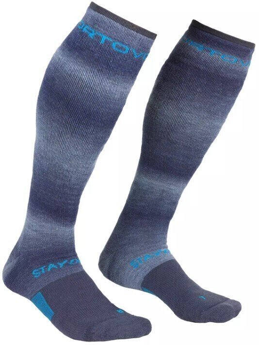 Ski Socks Ortovox Ski Stay Or Go M Night Blue Ski Socks