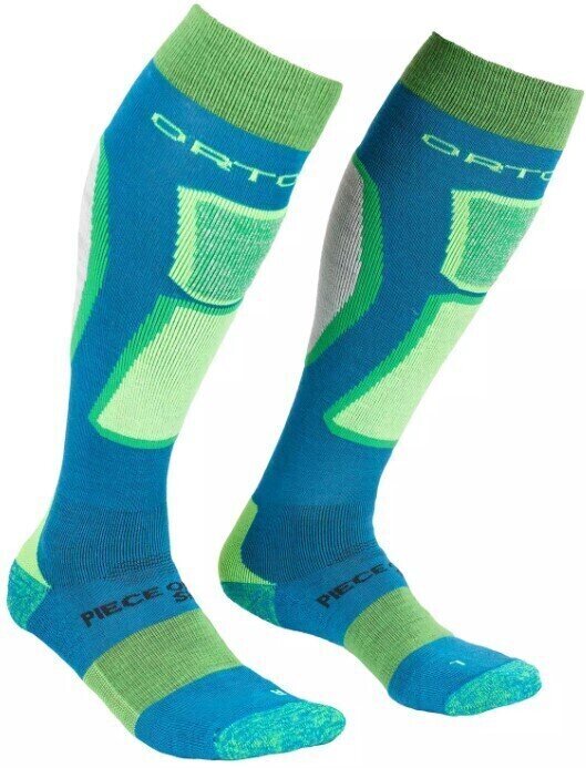 Lyžařské ponožky Ortovox Ski Rock'N'Wool M Blue Sea Lyžařské ponožky