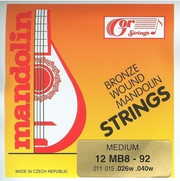 Struny pro mandolínu Gorstrings 12MB8-92