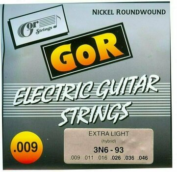 Struny pro elektrickou kytaru Gorstrings 3N6-93 - 1