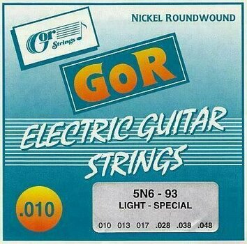Struny pro elektrickou kytaru Gorstrings 5 N 6 93 - 1