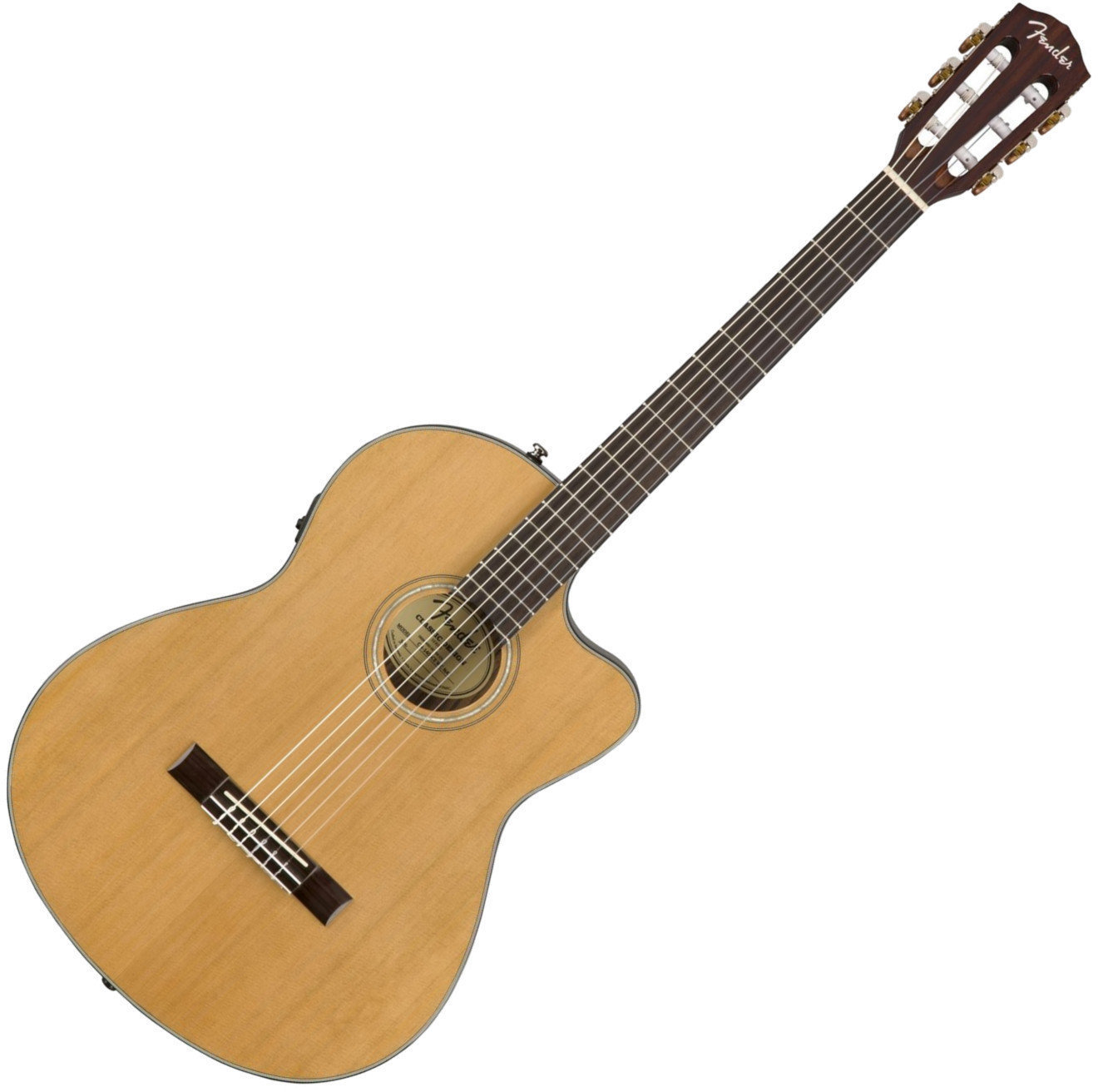 Klassisk guitar Fender CN-140SCE Natural with Case