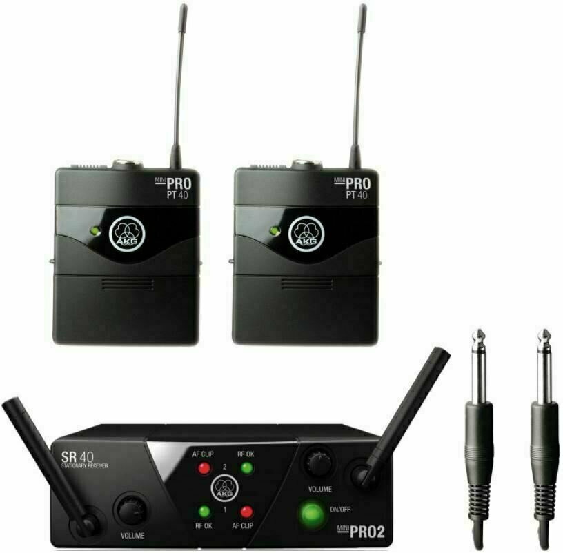 配信機器・PA機器・レコーディング機器 AKG WMS40 MINI2 PRO DUAL INSTRUMENTAL WMS40 Mini Dual Vocal Instrumental Set | Wireless microphone